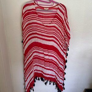 Red White and Blue Swim Coverup